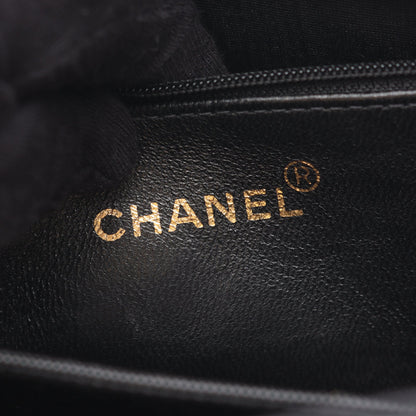 マトラッセ チェーンショルダーバッグ キャビアスキン ブラック ゴールド金具 シャネル バッグ CHANEL