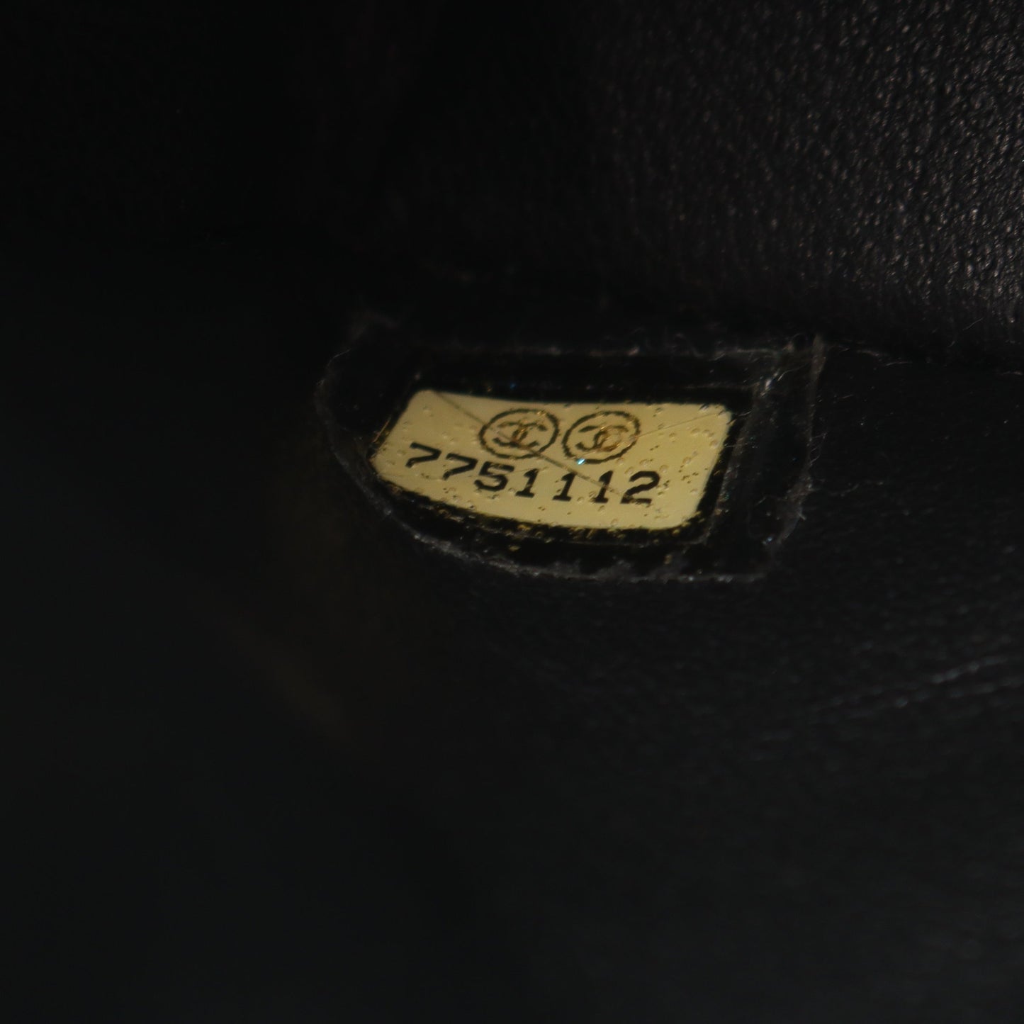 チョコバー チェーンショルダーバッグ ラムスキン ブラック ゴールド金具 シャネル バッグ CHANEL