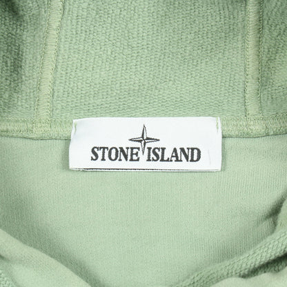 プルオーバーパーカー コットン ライトグリーン ストーンアイランド トップス Stone Island