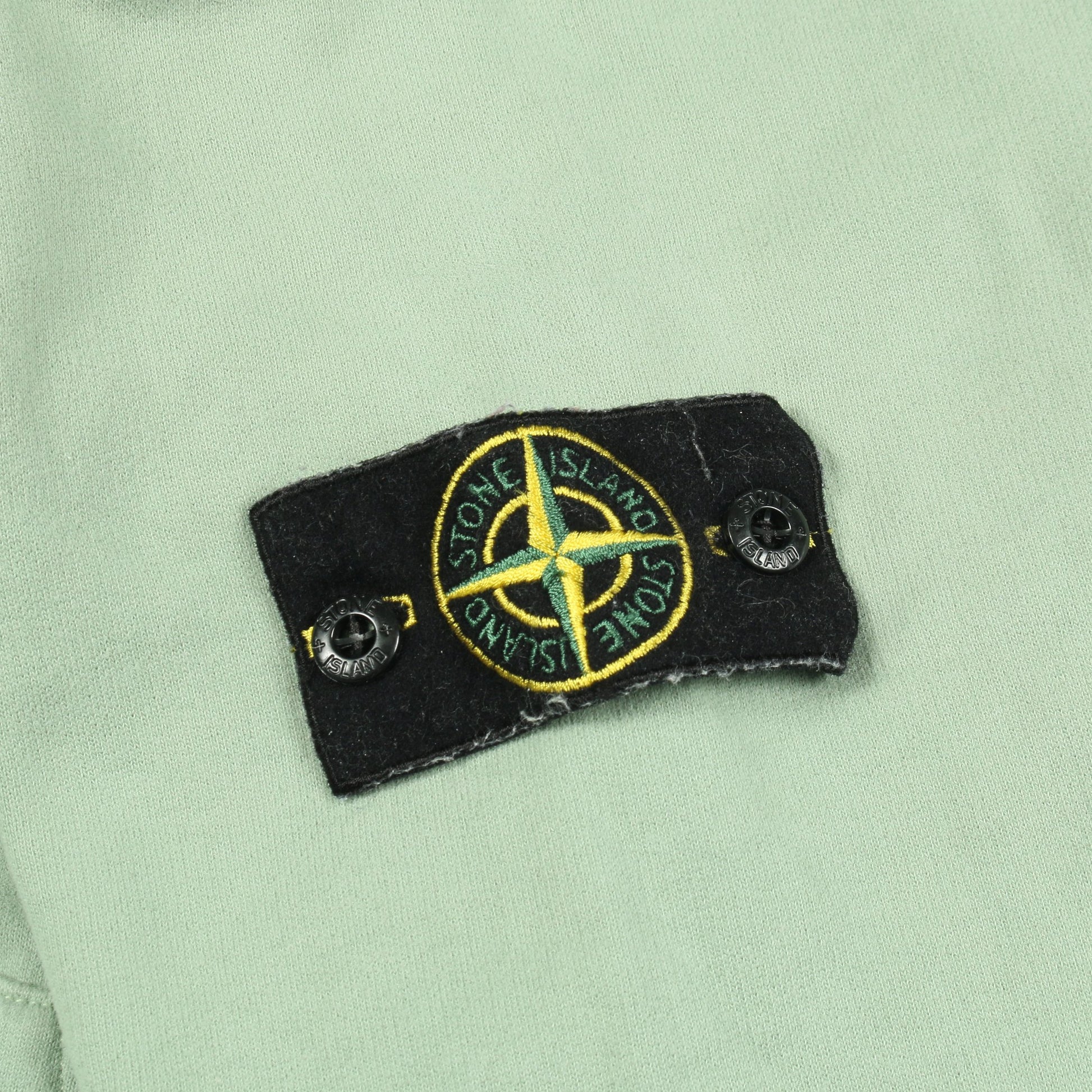プルオーバーパーカー コットン ライトグリーン ストーンアイランド トップス Stone Island