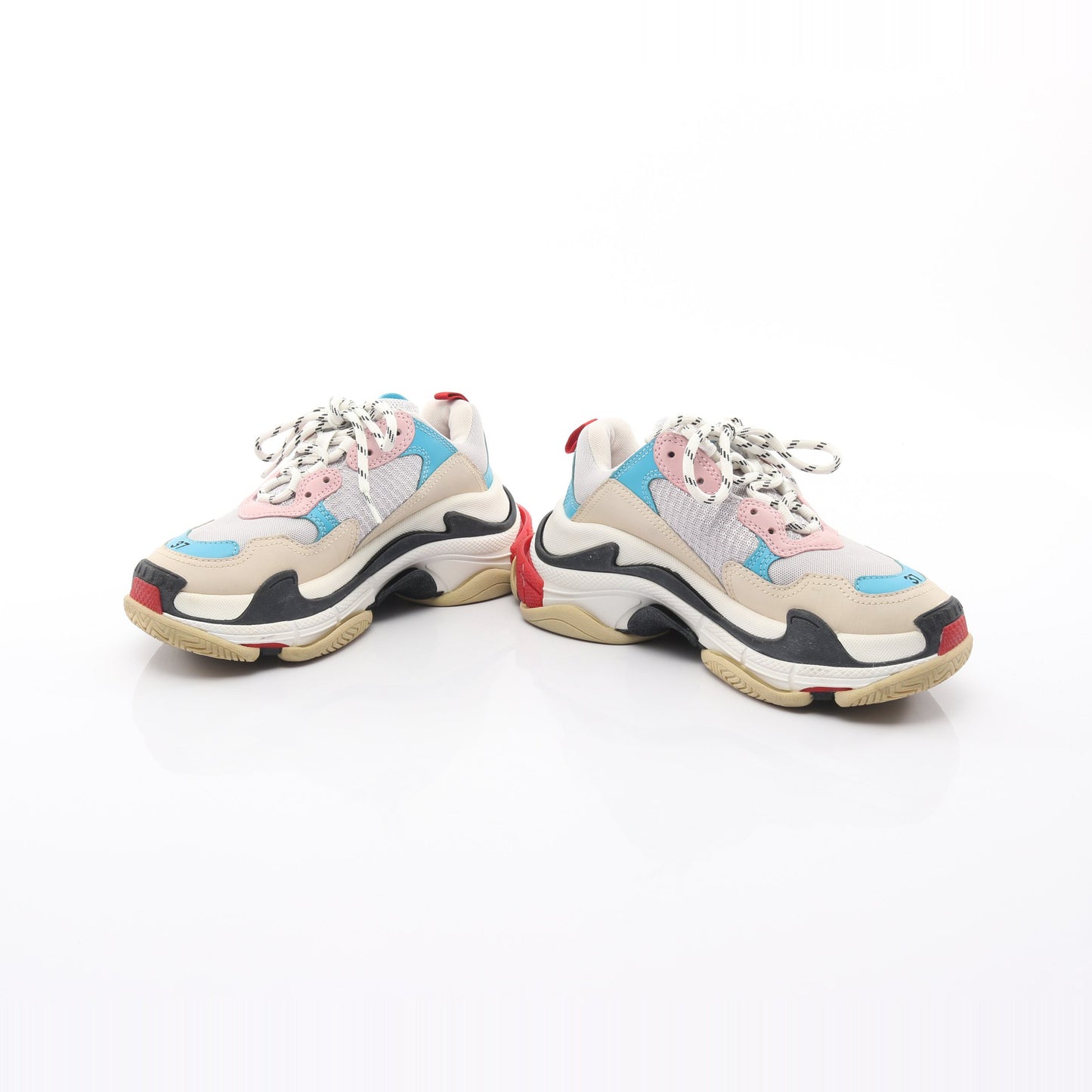 TRIPLE S トリプルS スニーカー レザー ファブリック ベージュ マルチカラー バレンシアガ シューズ BALENCIAGA