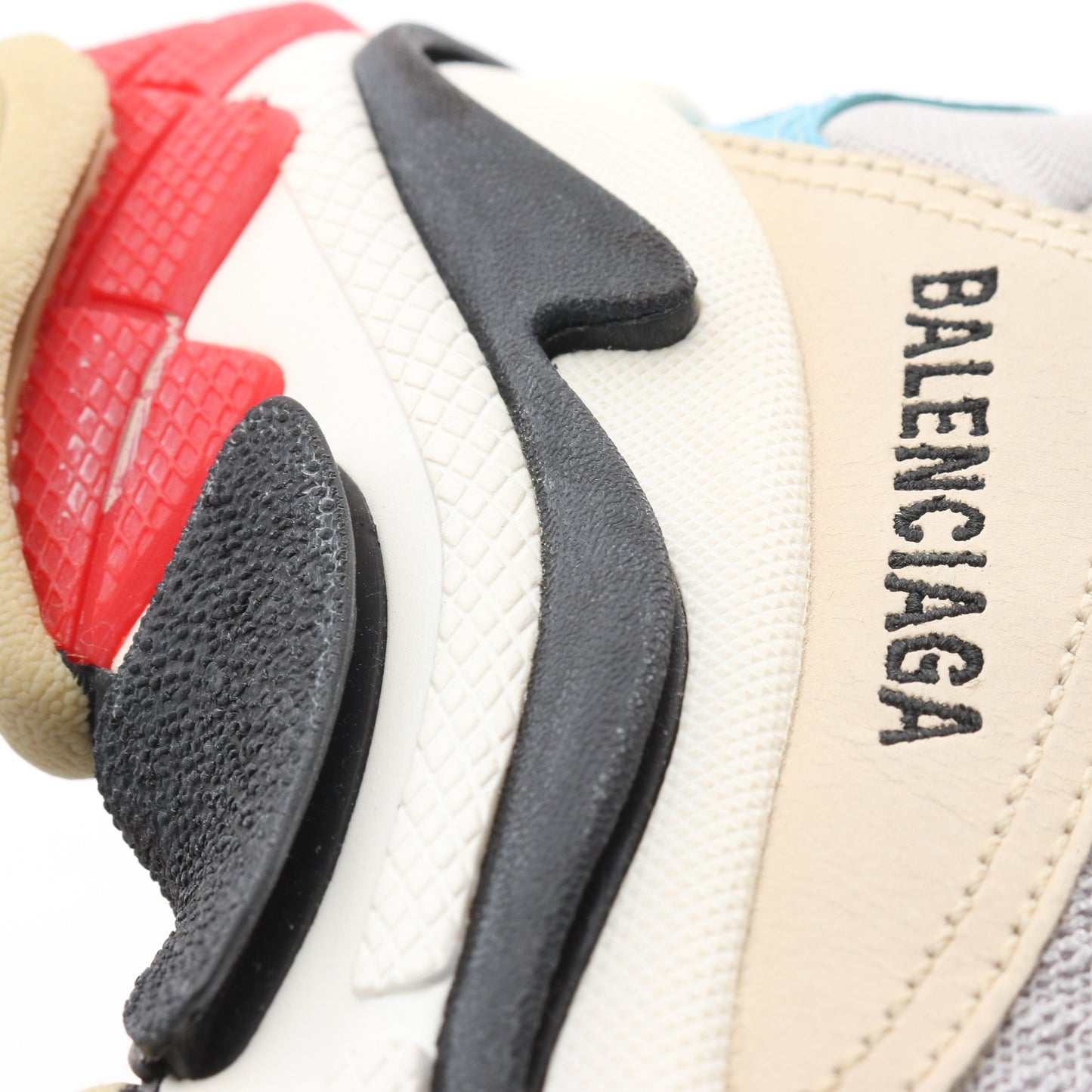 TRIPLE S トリプルS スニーカー レザー ファブリック ベージュ マルチカラー バレンシアガ シューズ BALENCIAGA