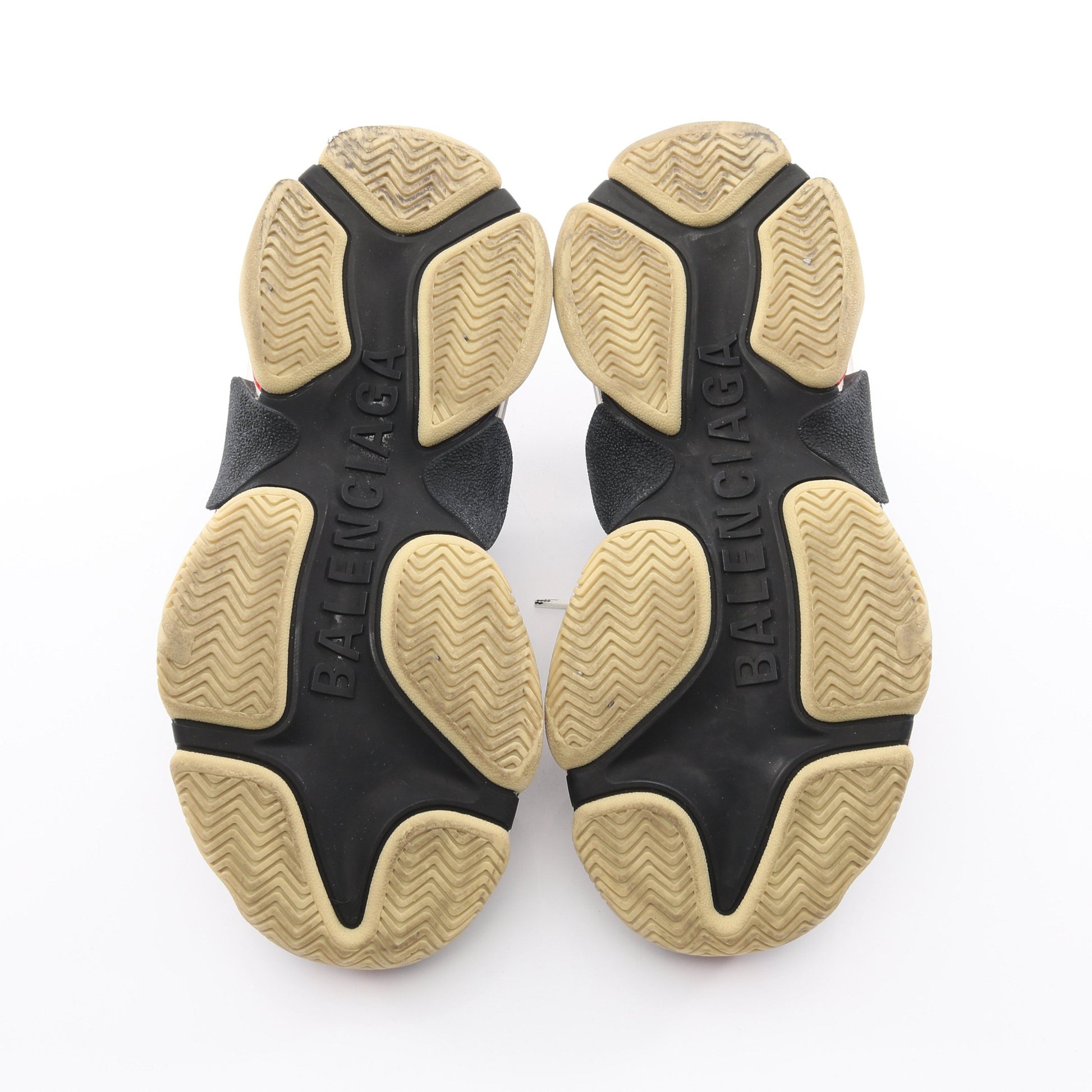 TRIPLE S トリプルS スニーカー レザー ファブリック ベージュ マルチカラー バレンシアガ シューズ BALENCIAGA