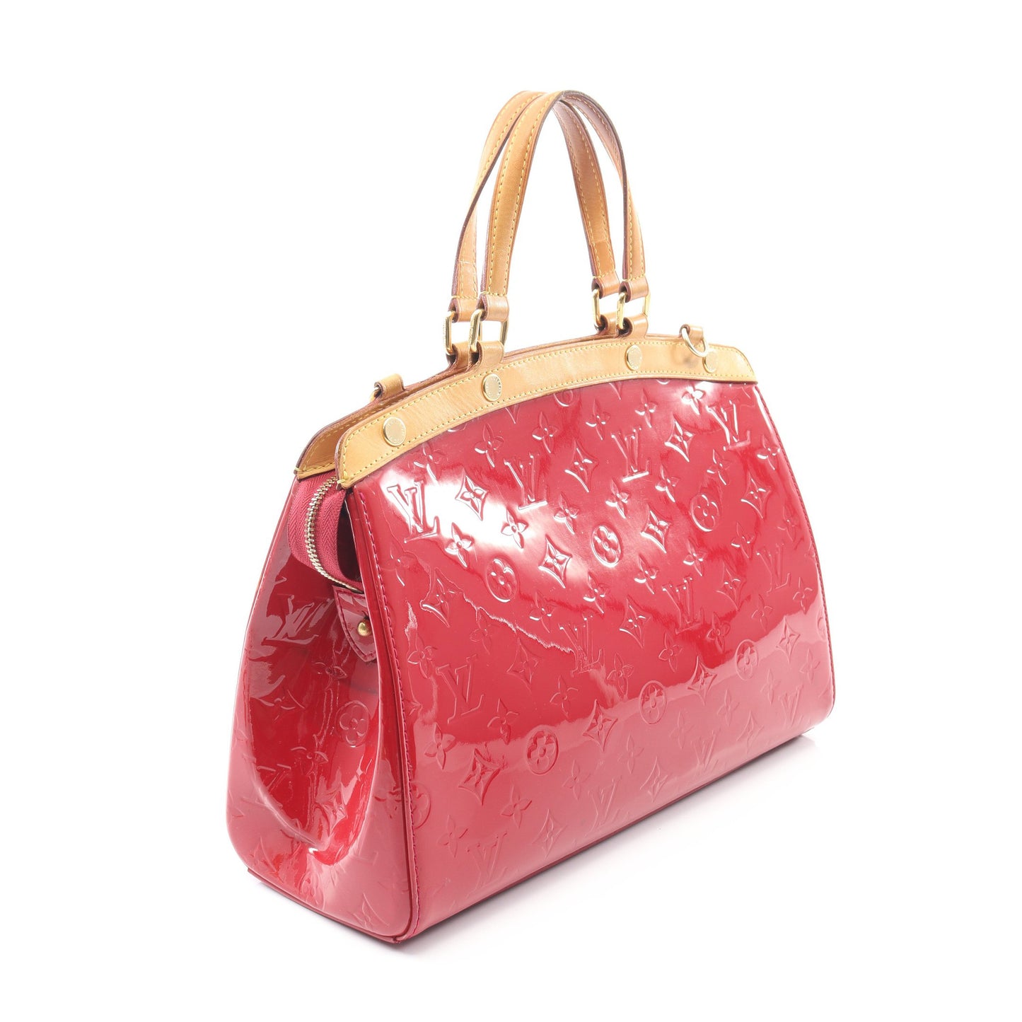 ブレアMM モノグラムヴェルニ スリーズ ハンドバッグ レザー レッド 2WAY ルイヴィトン バッグ LOUIS VUITTON