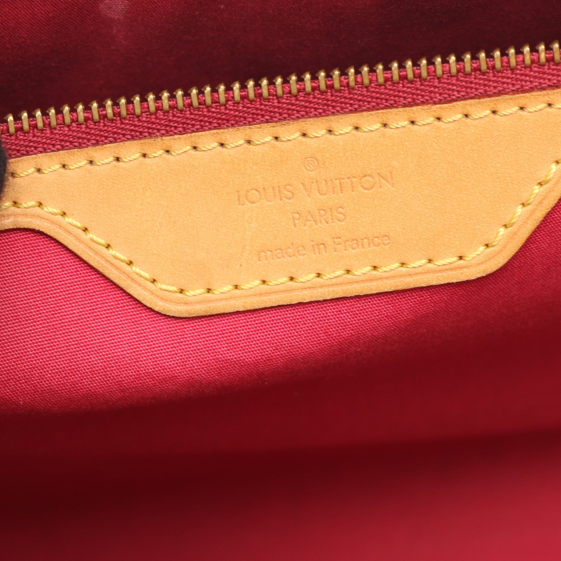 ブレアMM モノグラムヴェルニ スリーズ ハンドバッグ レザー レッド 2WAY ルイヴィトン バッグ LOUIS VUITTON