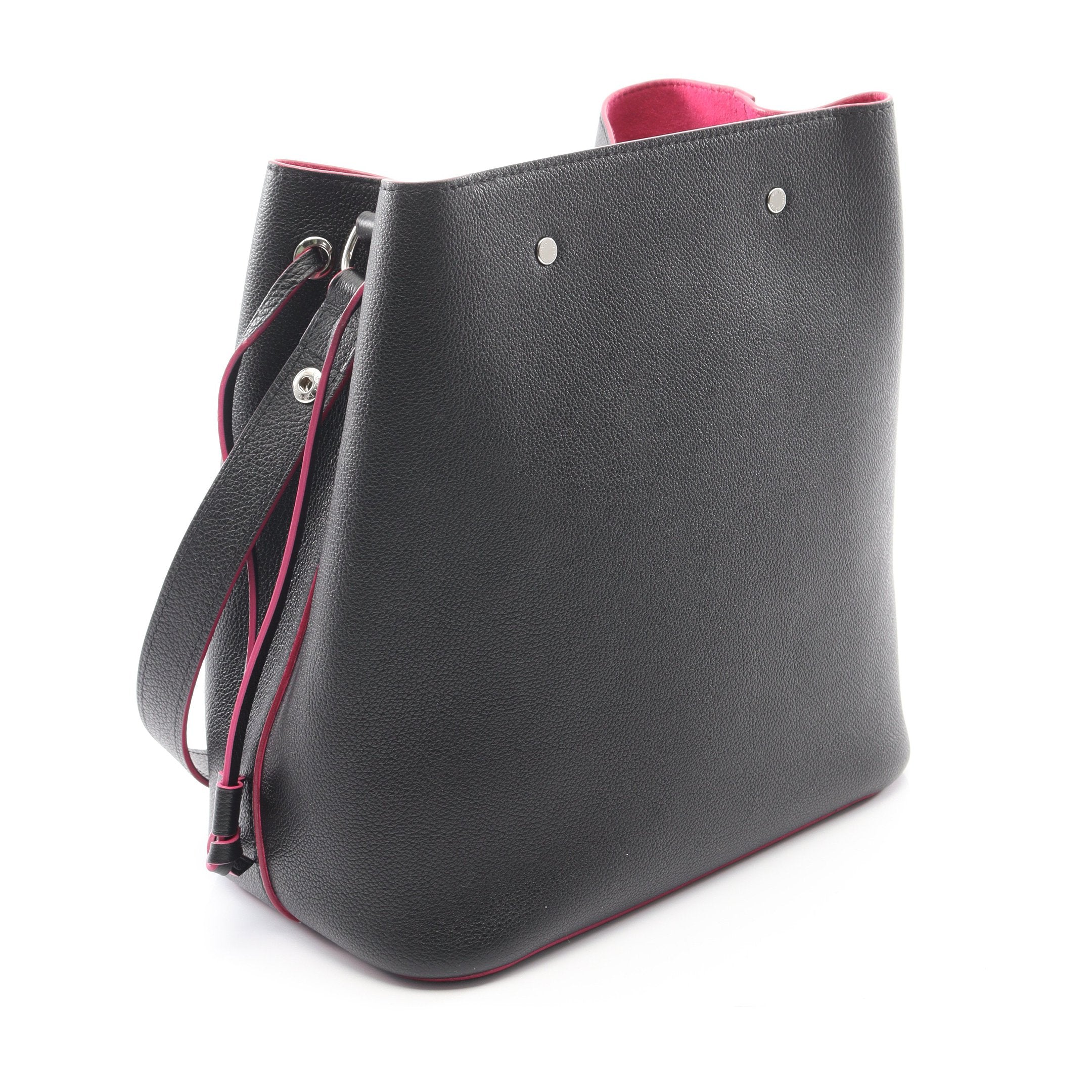 ロックミー バケット ノワール ショルダーバッグ レザー ブラック ルイ