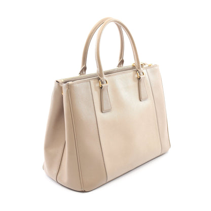 ガレリア ハンドバッグ サフィアーノレザー ベージュ 2WAY プラダ バッグ PRADA