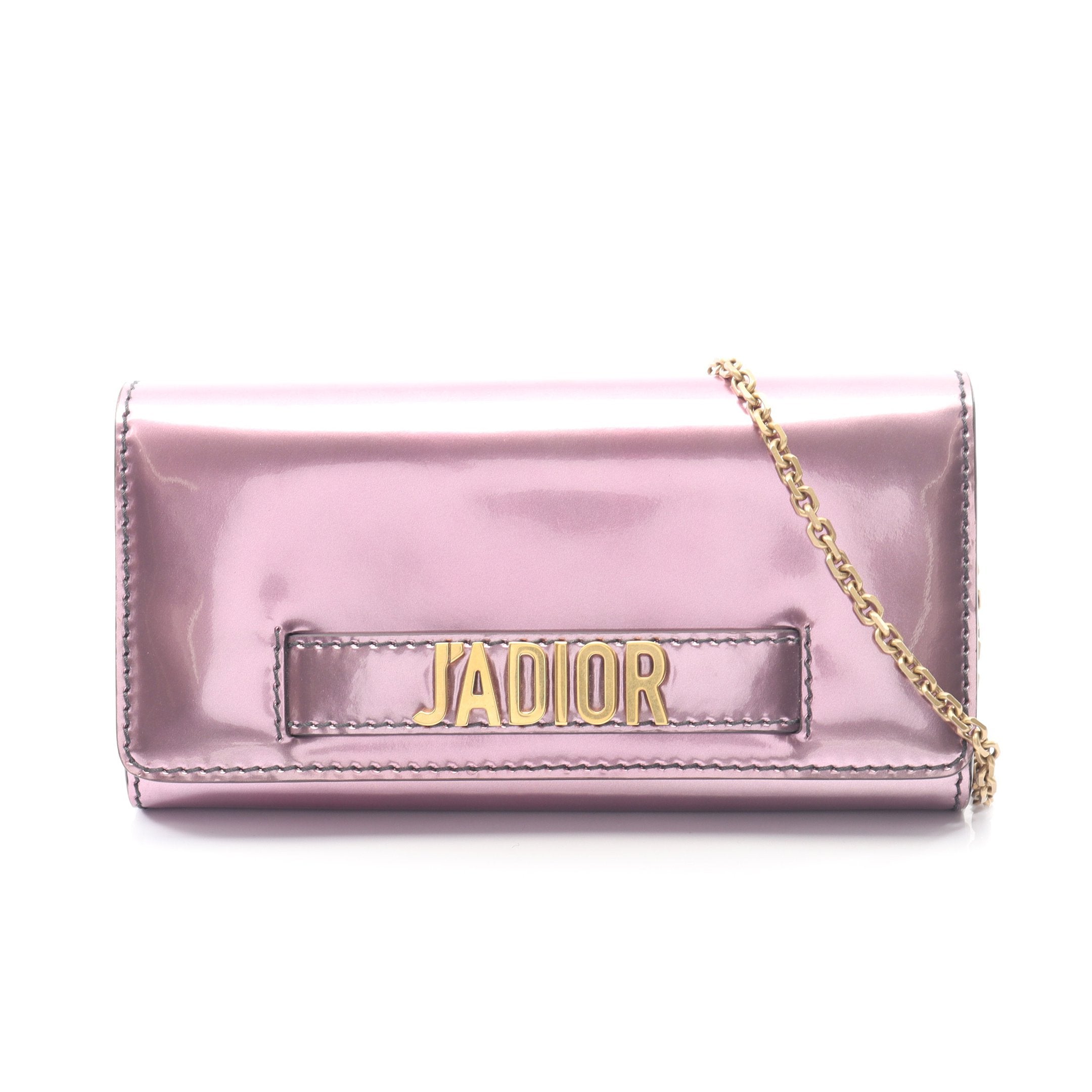 J'ADIOR チェーンウォレット レザー ライトパープル J'ADIOR チェーンウォレット レザー ライトパープル