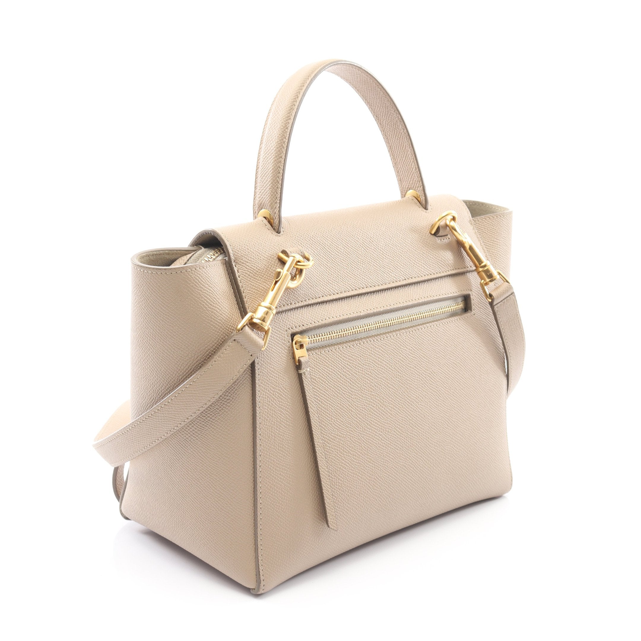 BELT BAG MICRO ベルトバッグ マイクロ ハンドバッグ レザー グレー