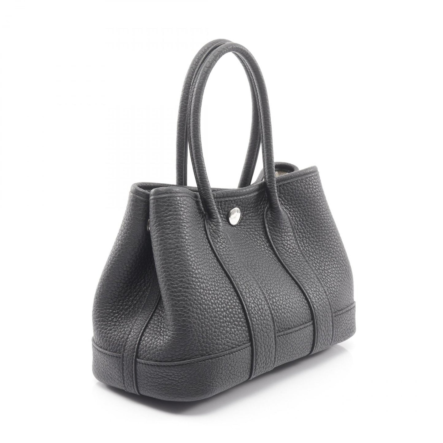 ネオガーデン23 ハンドバッグ トートバッグ ネゴンダ ブラック シルバー金具 K刻印 エルメス バッグ HERMES