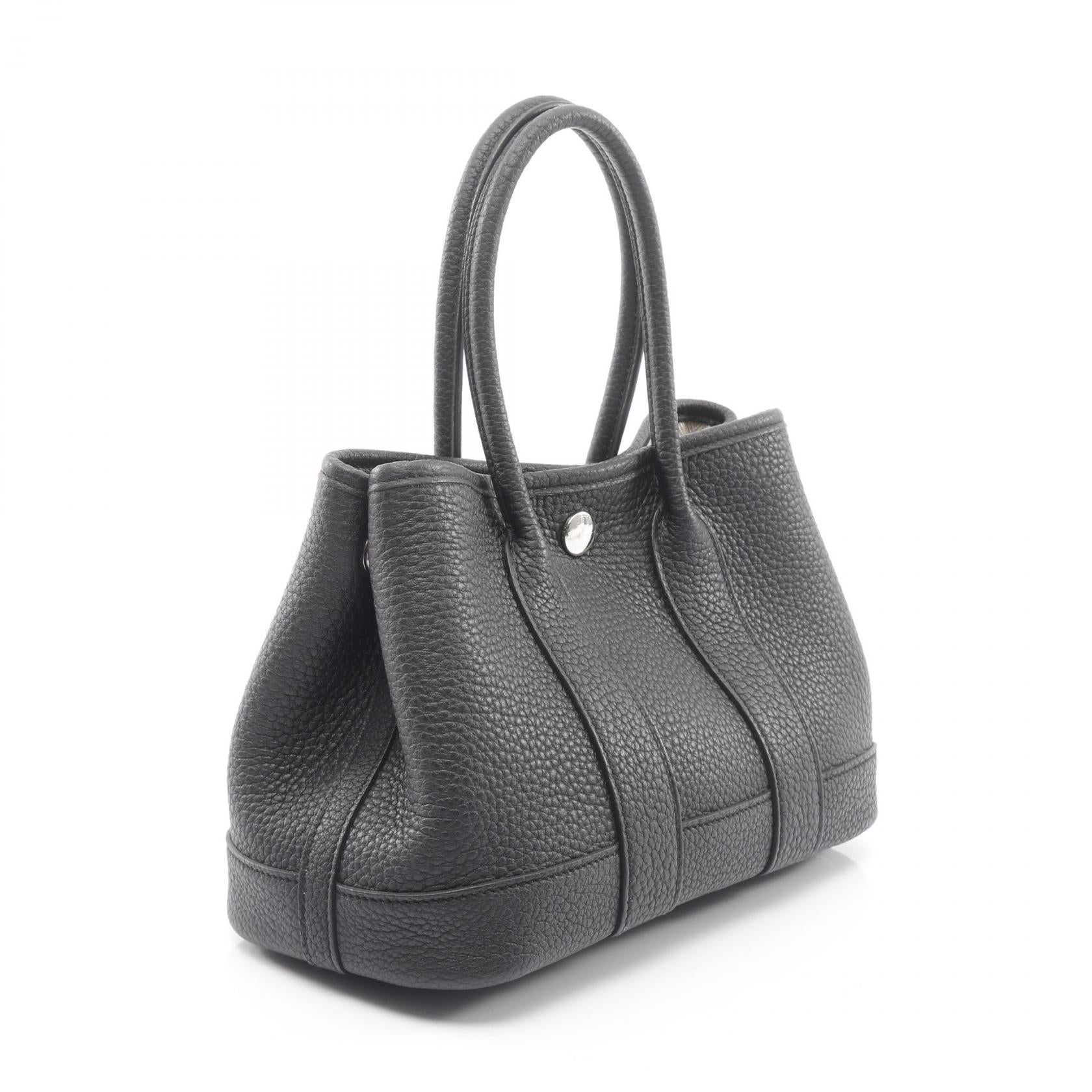 ネオガーデン23 ハンドバッグ トートバッグ ネゴンダ ブラック シルバー金具 K刻印 エルメス バッグ HERMES