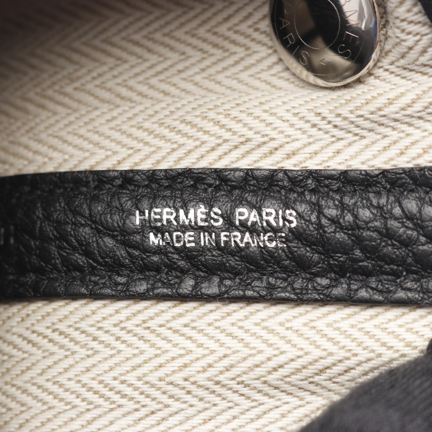 ネオガーデン23 ハンドバッグ トートバッグ ネゴンダ ブラック シルバー金具 K刻印 エルメス バッグ HERMES