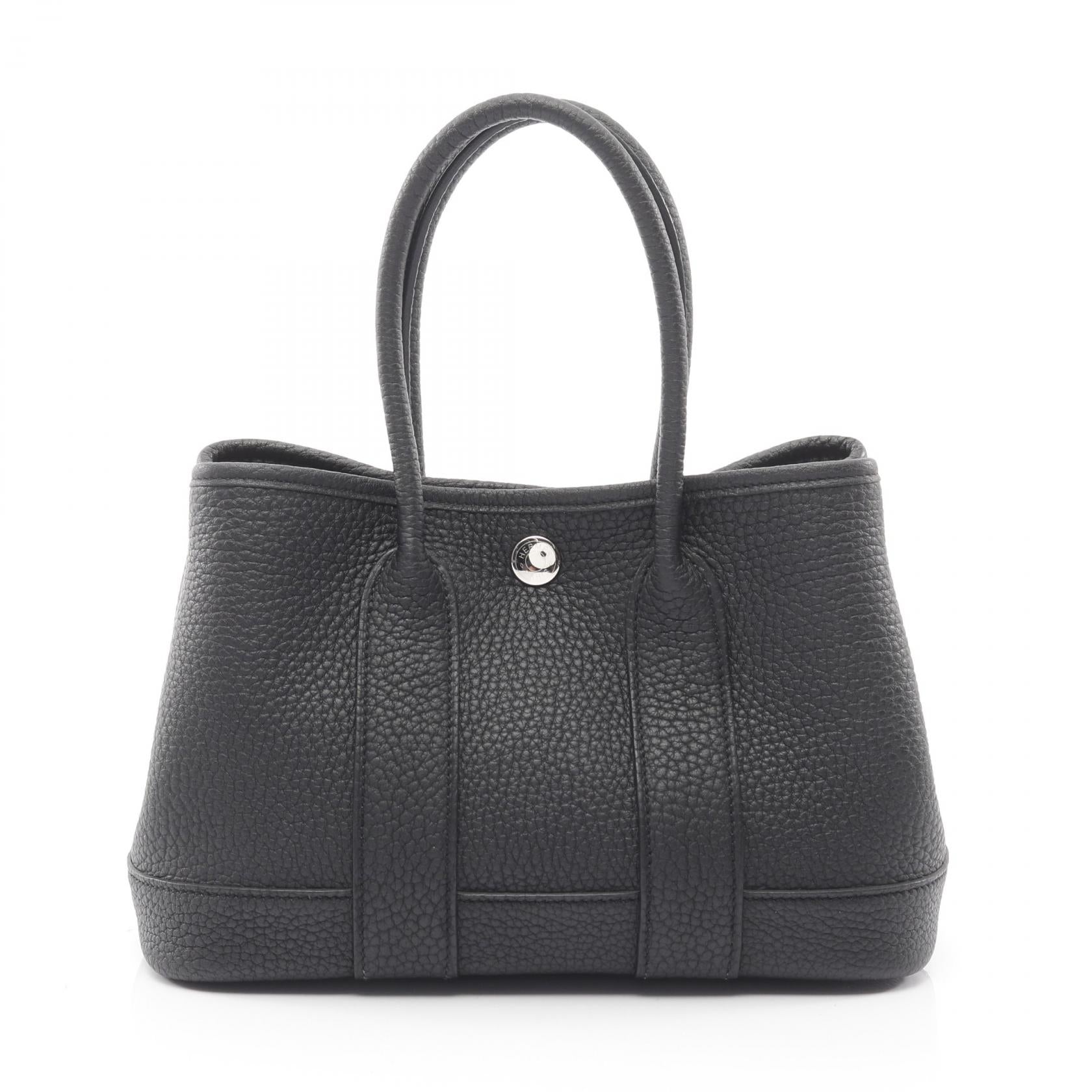 ネオガーデン23 ハンドバッグ トートバッグ ネゴンダ ブラック シルバー金具 K刻印 エルメス バッグ HERMES