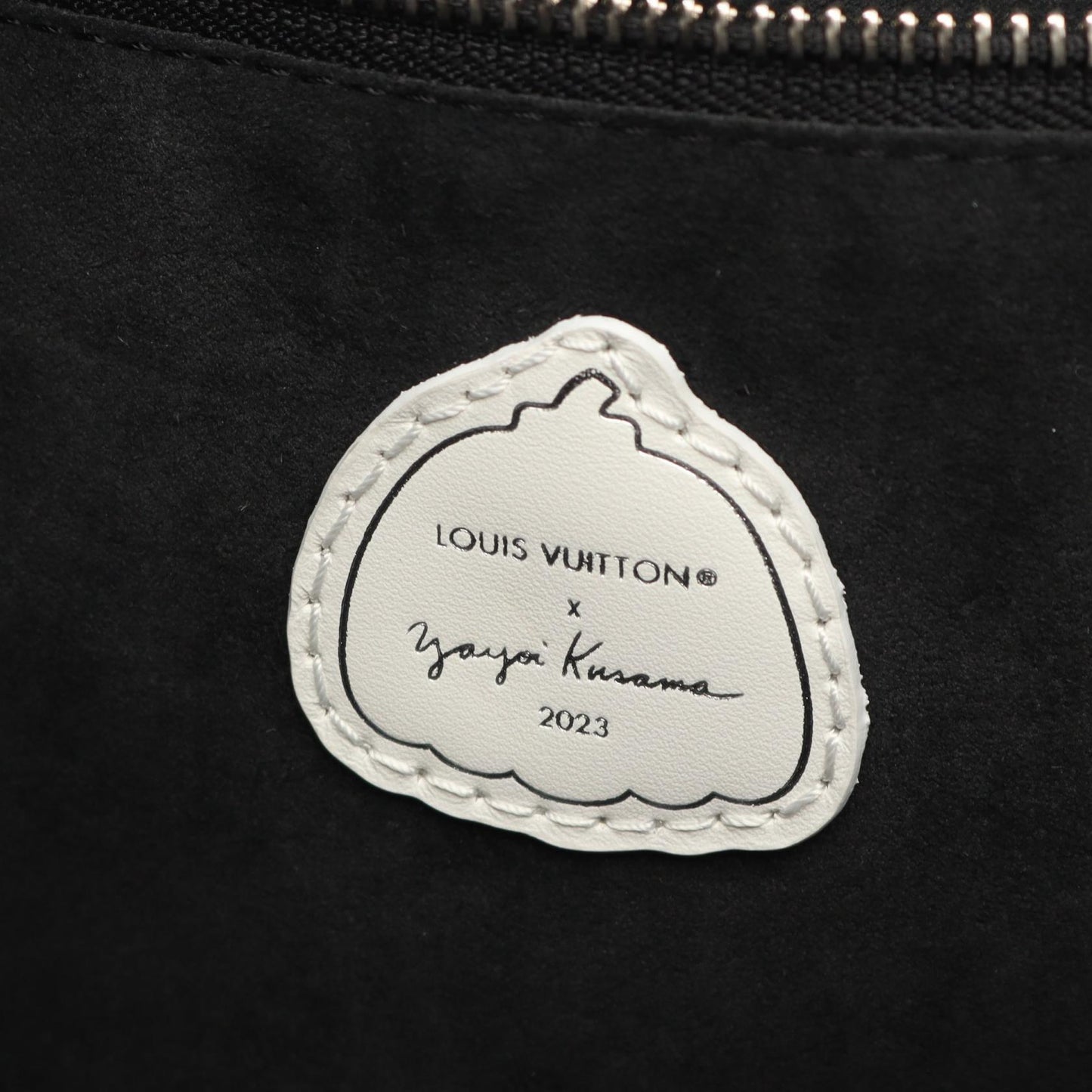 LOUIS VUITTON × yayoi kusama ネヴァーフルMM モノグラムアンプラント インフィニティドット ショルダーバッグ トートバッグ レザー ブラック ホワイト ルイヴィトン バッグ LOUIS VUITTON