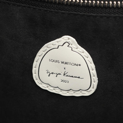 LOUIS VUITTON × yayoi kusama ネヴァーフルMM モノグラムアンプラント インフィニティドット ショルダーバッグ トートバッグ レザー ブラック ホワイト ルイヴィトン バッグ LOUIS VUITTON
