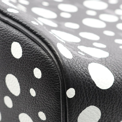 LOUIS VUITTON × yayoi kusama ネヴァーフルMM モノグラムアンプラント インフィニティドット ショルダーバッグ トートバッグ レザー ブラック ホワイト ルイヴィトン バッグ LOUIS VUITTON