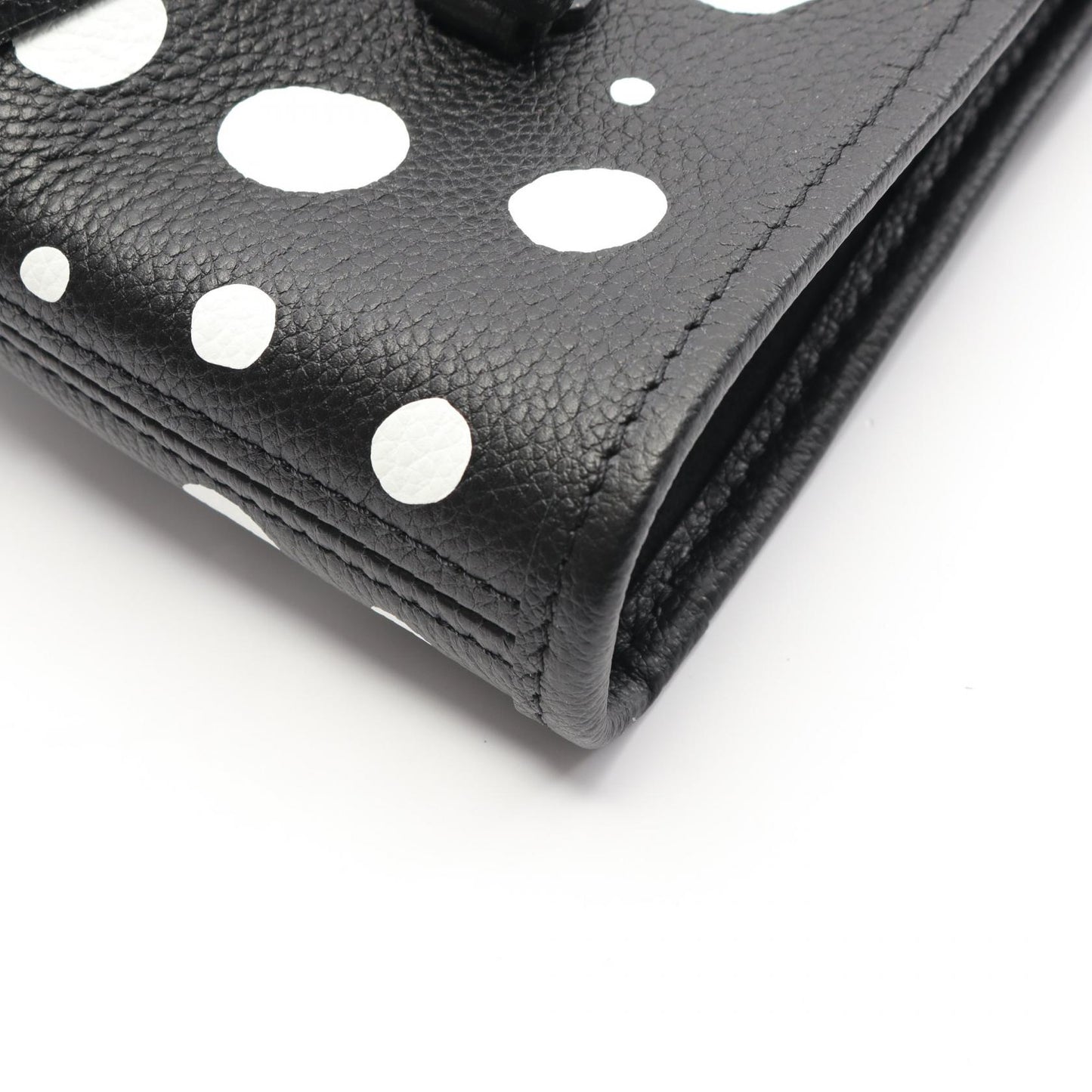 LOUIS VUITTON × yayoi kusama ネヴァーフルMM モノグラムアンプラント インフィニティドット ショルダーバッグ トートバッグ レザー ブラック ホワイト ルイヴィトン バッグ LOUIS VUITTON