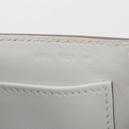 ゲタ マッシュルーム ショルダーバッグ シェーブル オフホワイト ゴールド金具 B刻印 エルメス バッグ HERMES