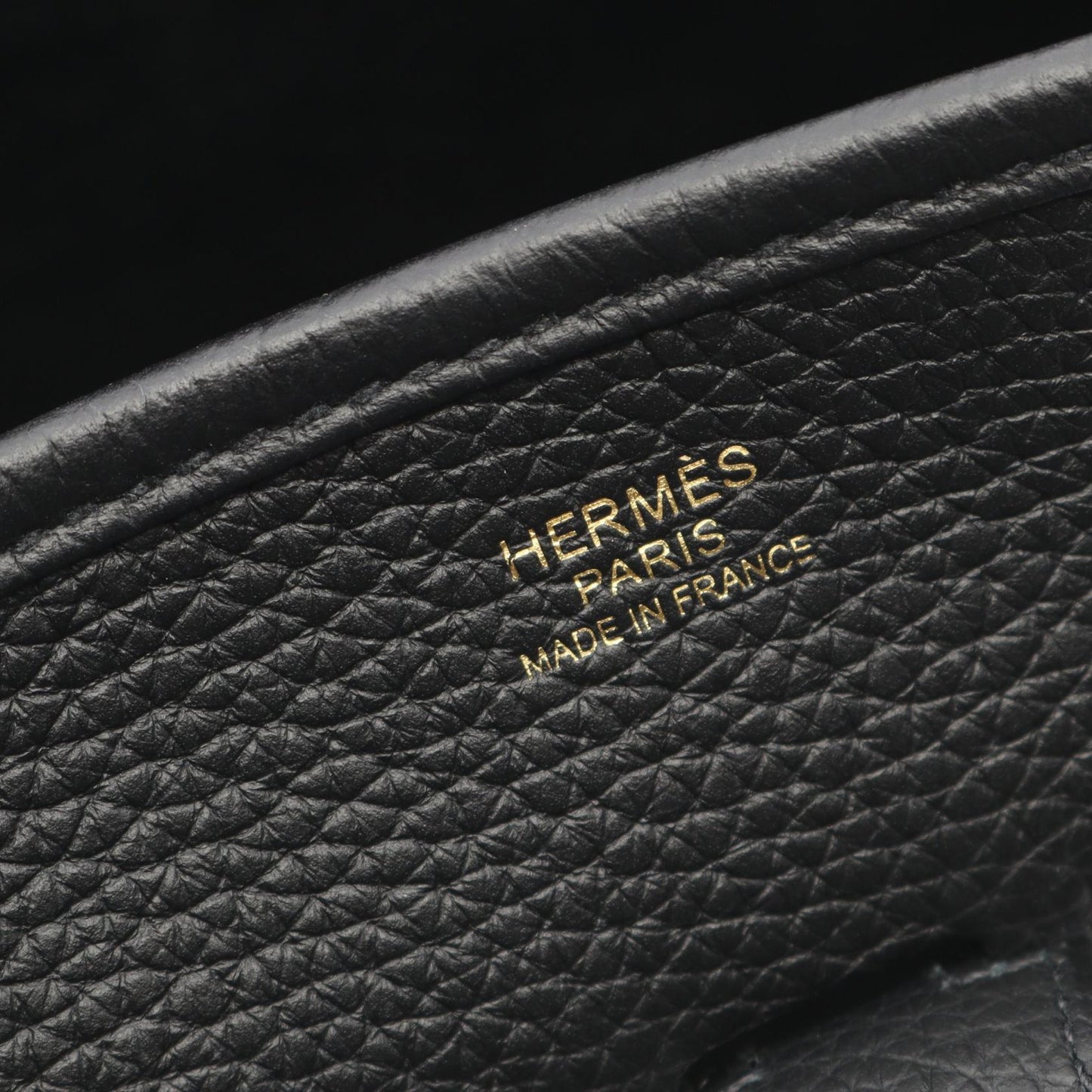 エヴリン 3 トロワ PM ショルダーバッグ トリヨンクレマンス ブラック ゴールド金具 B刻印 エルメス バッグ HERMES