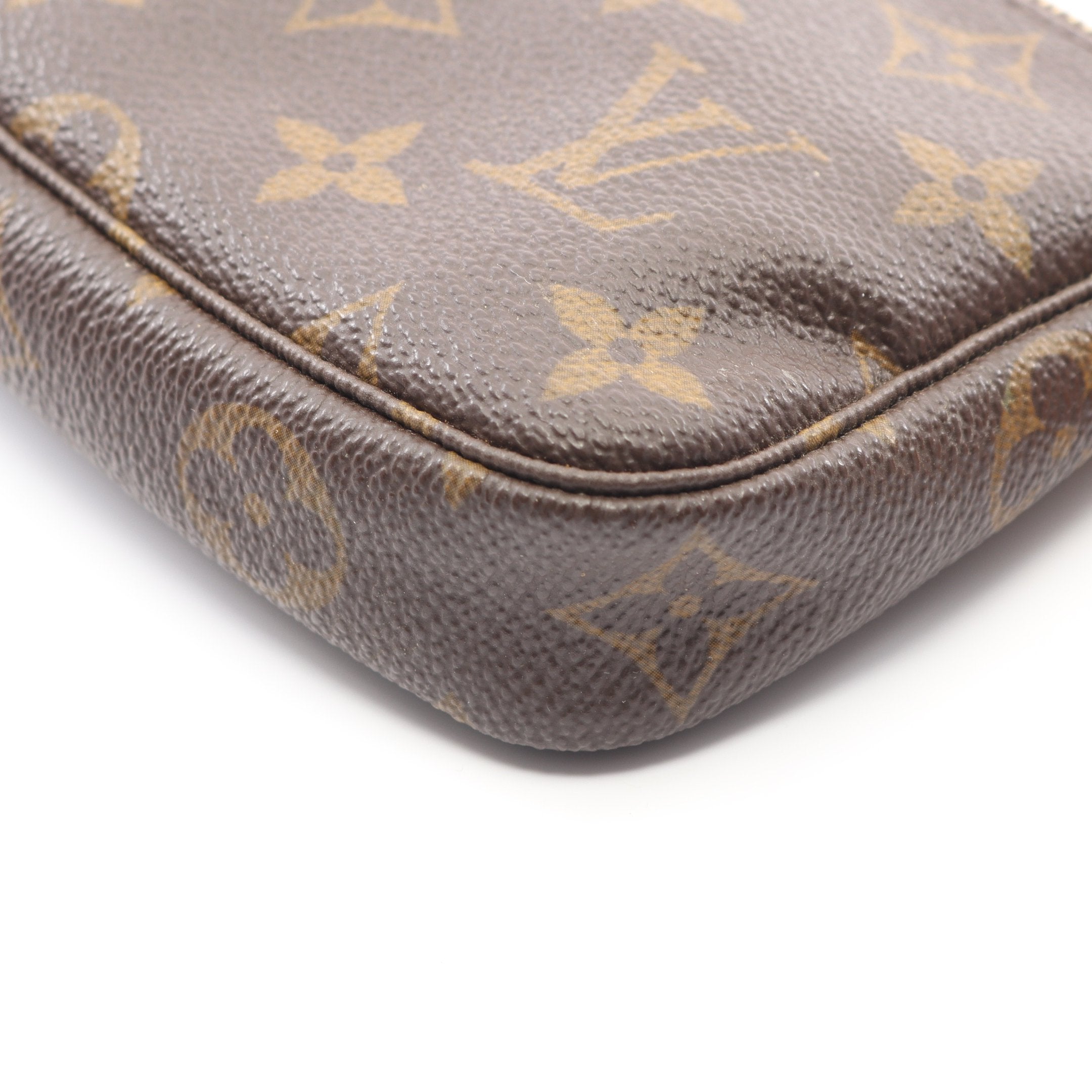 ミニ ポシェット アクセソワール モノグラム チェーンハンドバッグ PVC