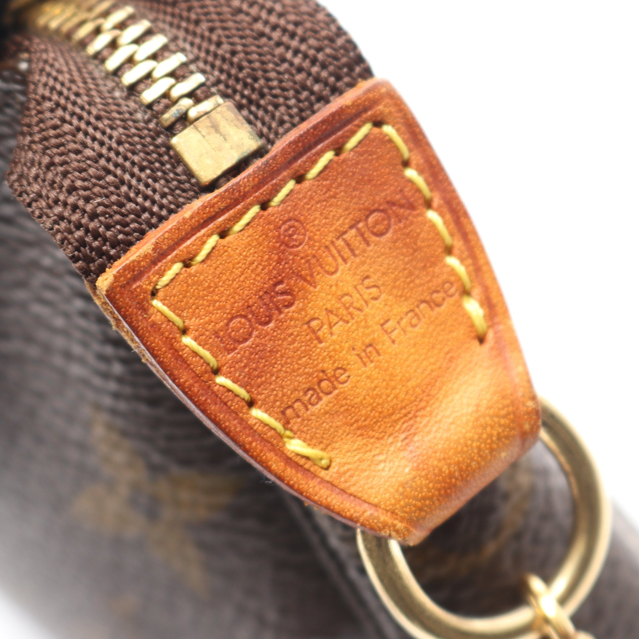 ミニ ポシェット アクセソワール モノグラム チェーンハンドバッグ PVC