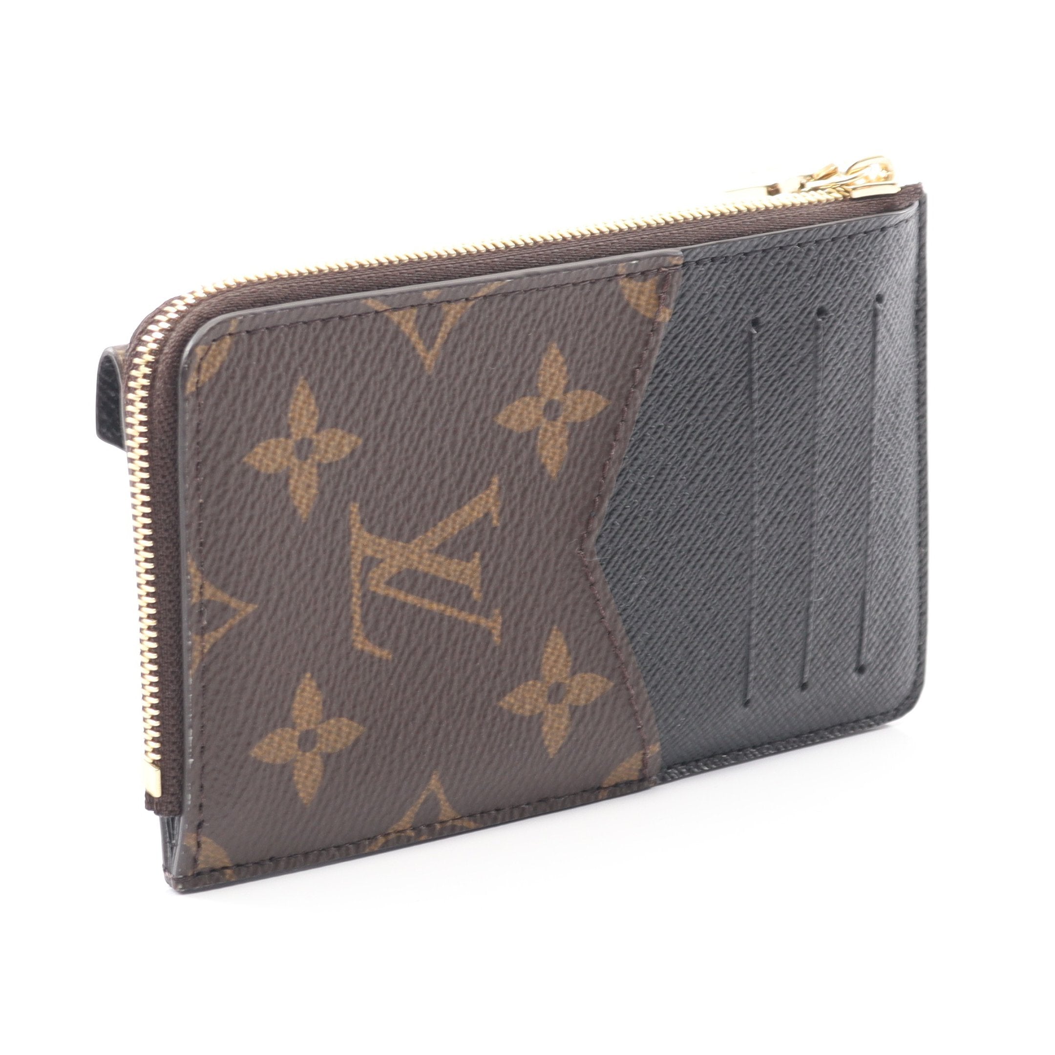 ポルト カルト レクト ヴェルソ モノグラム ノワール コインケース PVC