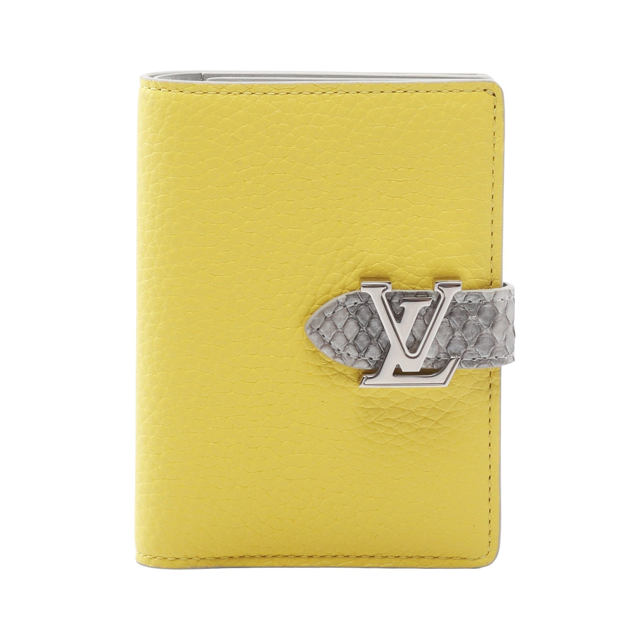 LVヴェルティカル ウォレット コンパクト トニックレモン 二つ折り財布