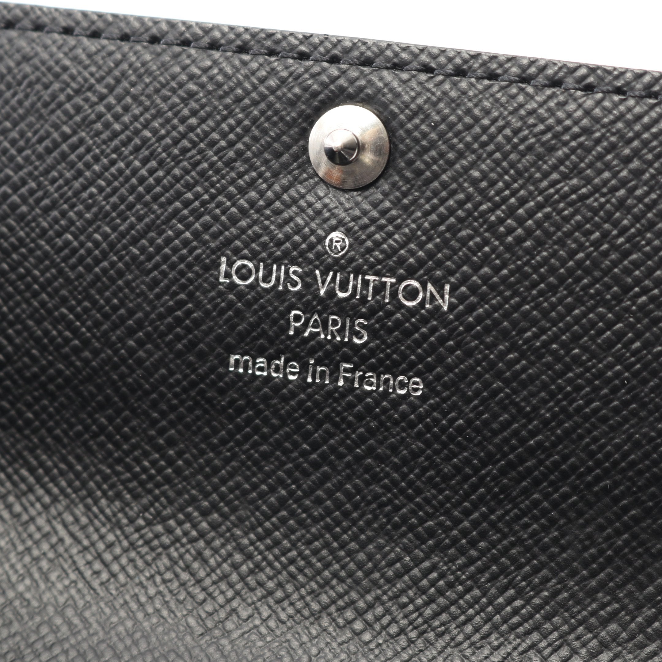 ミュルティクレ6 ダミエグラフィット 6連 キーケース PVC ブラック