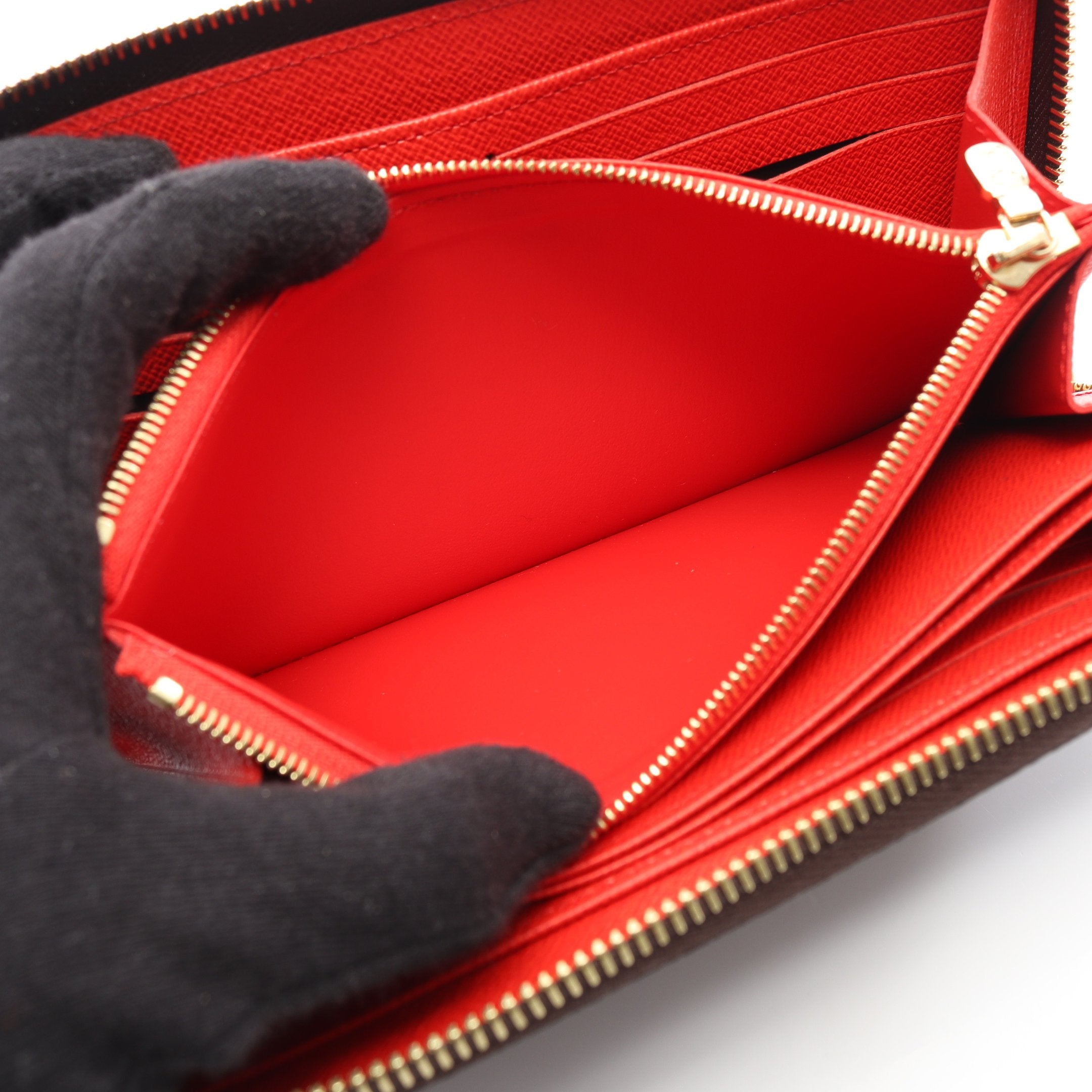 ジッピーウォレット モノグラム コクリコ ラウンドファスナー長財布