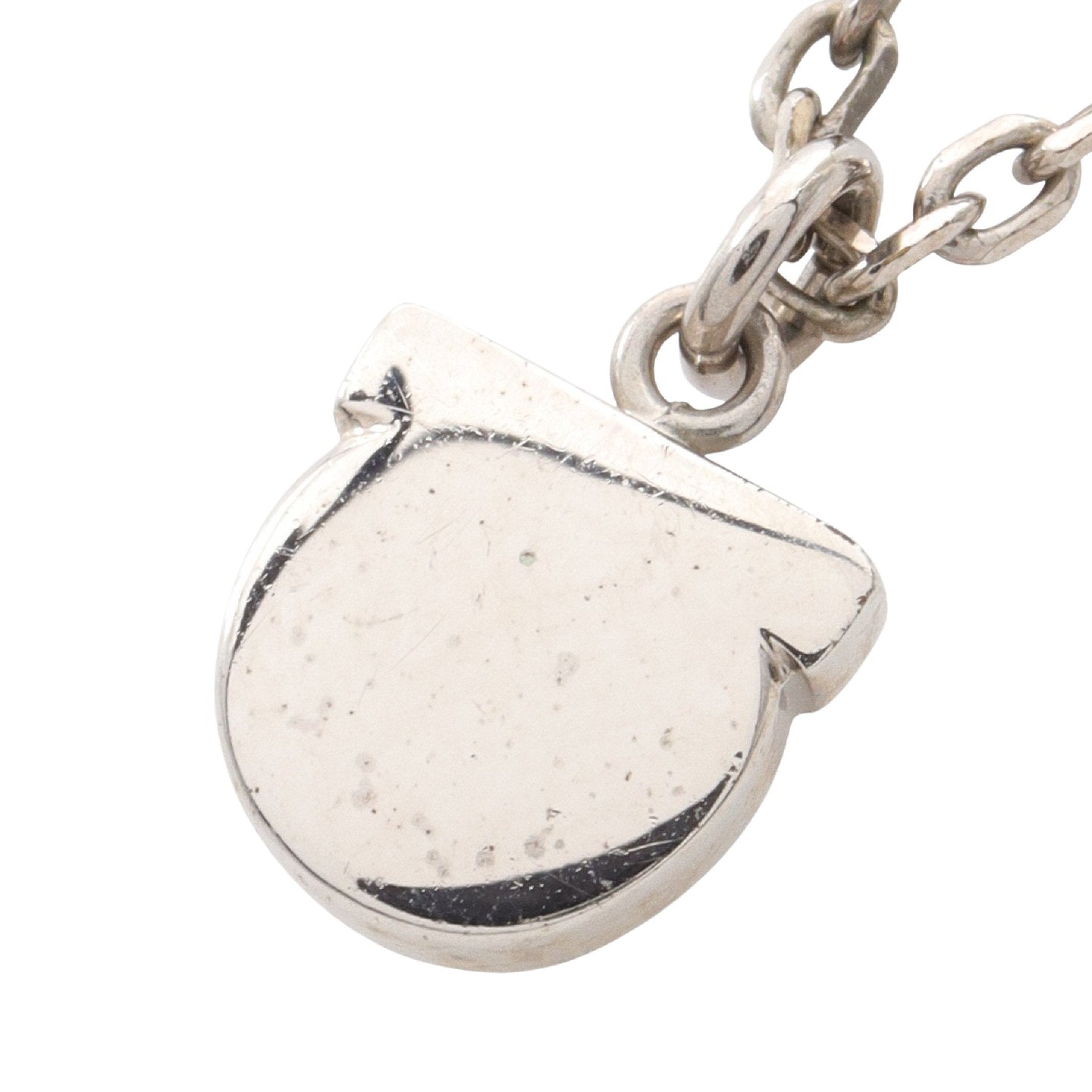 ガンチーニ ネックレス ラインストーン シルバー サルヴァトーレ