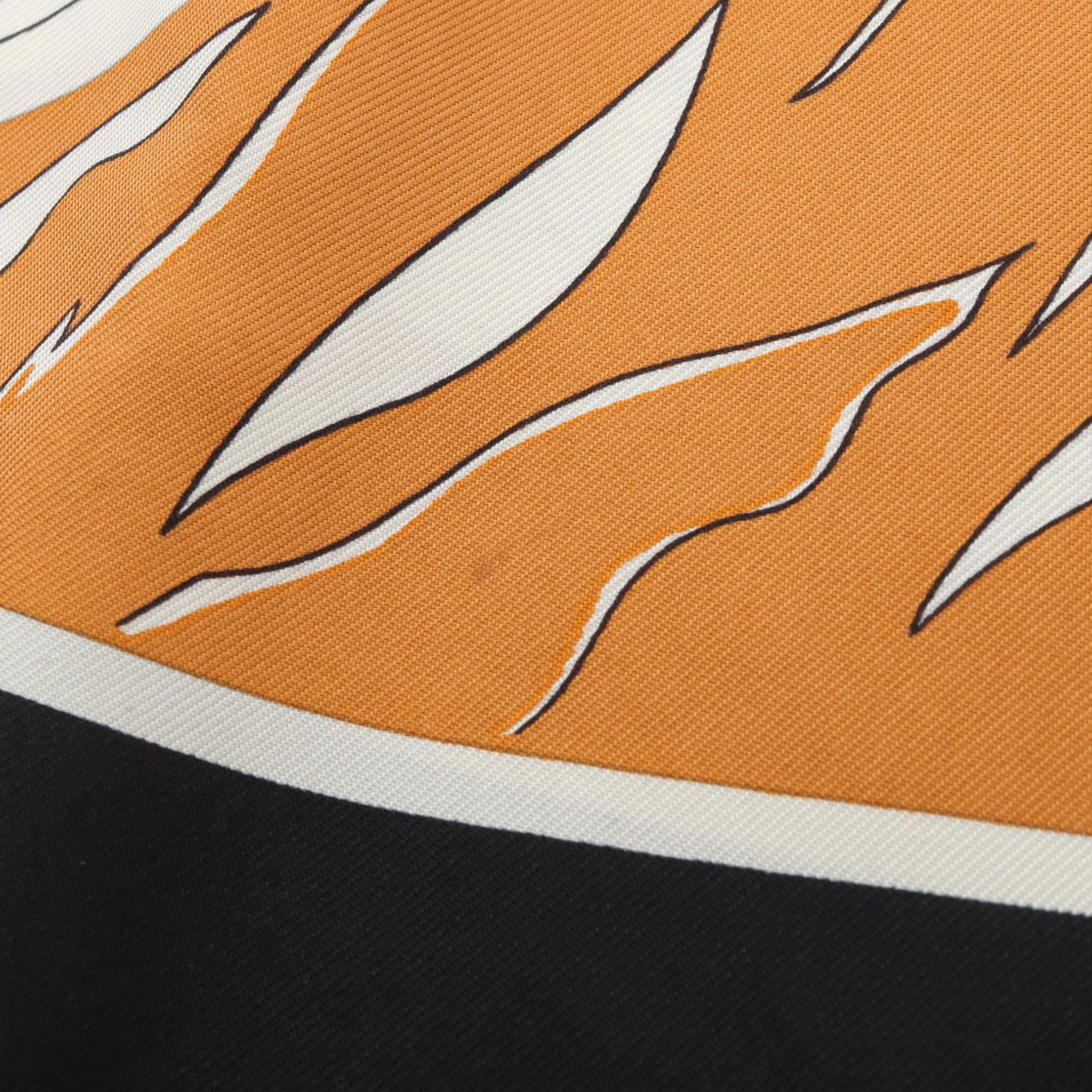 カレ90 COMPAGNONS DE MER スカーフ シルク ライトブラウン マルチ