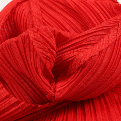 プリーツ カットソー 長袖 レッド プリーツプリーズ トップス PLEATS PLEASE