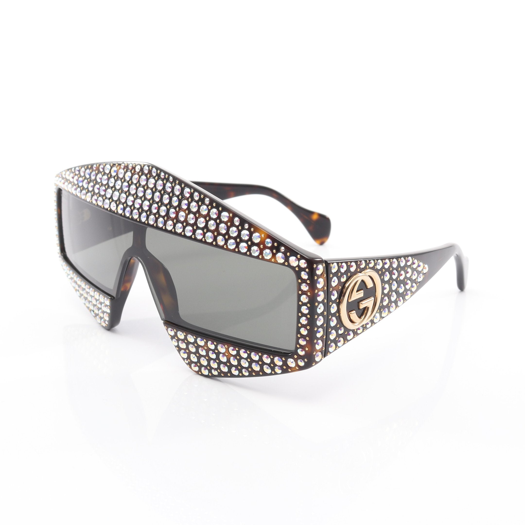 サングラス ラインストーン ブラック クリア グッチ – RECLO