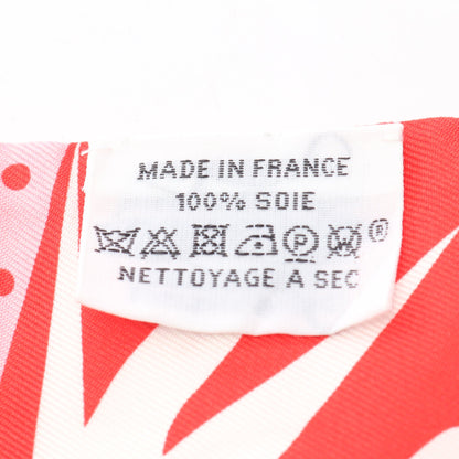 ツイリー ASTROLOGIE A POIS リボン スカーフ シルク レッド ホワイト ピンク エルメス 財布・小物 HERMES