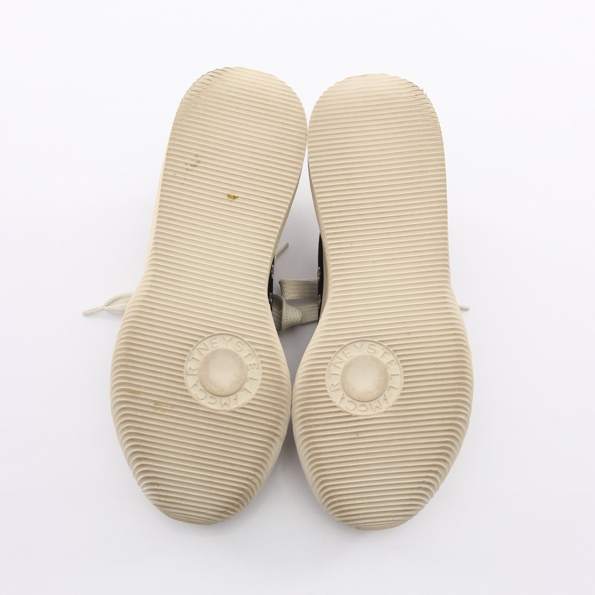 スニーカー キャンバス ブラック アイボリー ステラマッカートニー シューズ Stella McCartney