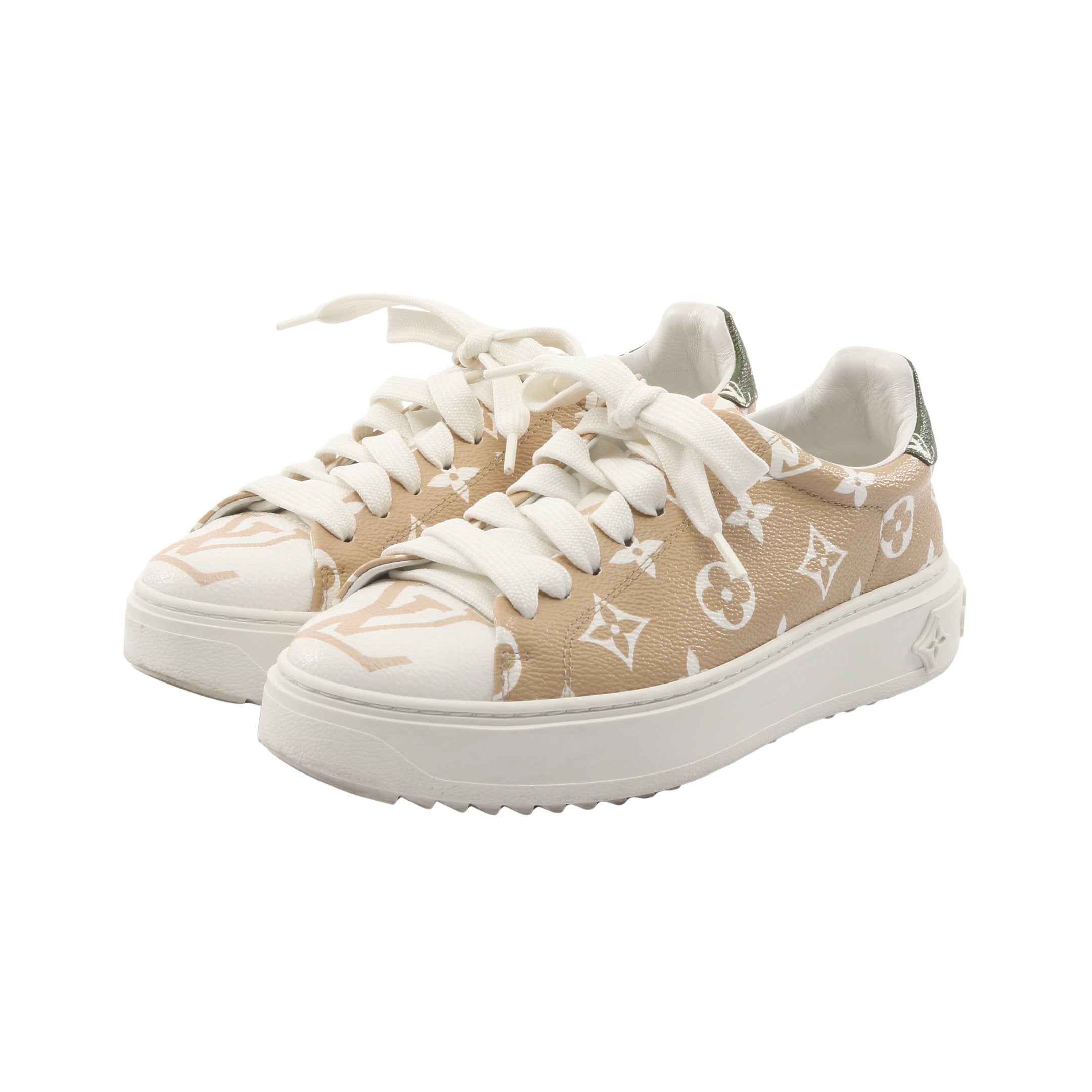 LOUIS VUITTON スニーカー モノグラム グリーン ルイ・ヴィトン LOUIS VUITTON スニーカー モノグラム グリーン ルイ・ヴィトン