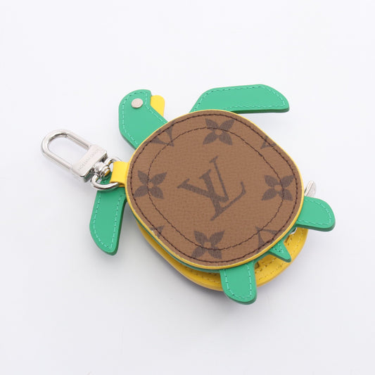 LVタートル コインケース PVC レザー ブラウン グリーン イエロー ルイヴィトン 財布・小物 LOUIS VUITTON