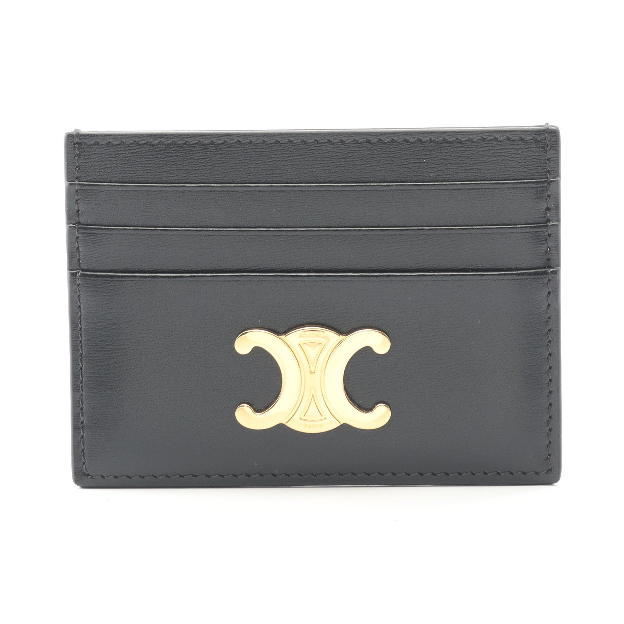 トリオンフ カードケース レザー ブラック セリーヌ – RECLO