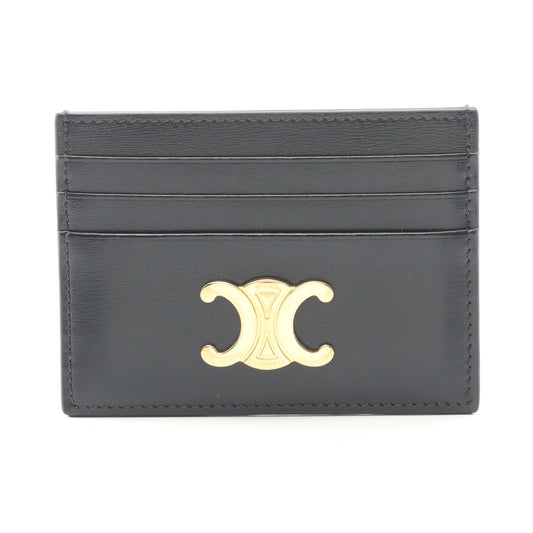 トリオンフ カードケース レザー ブラック セリーヌ