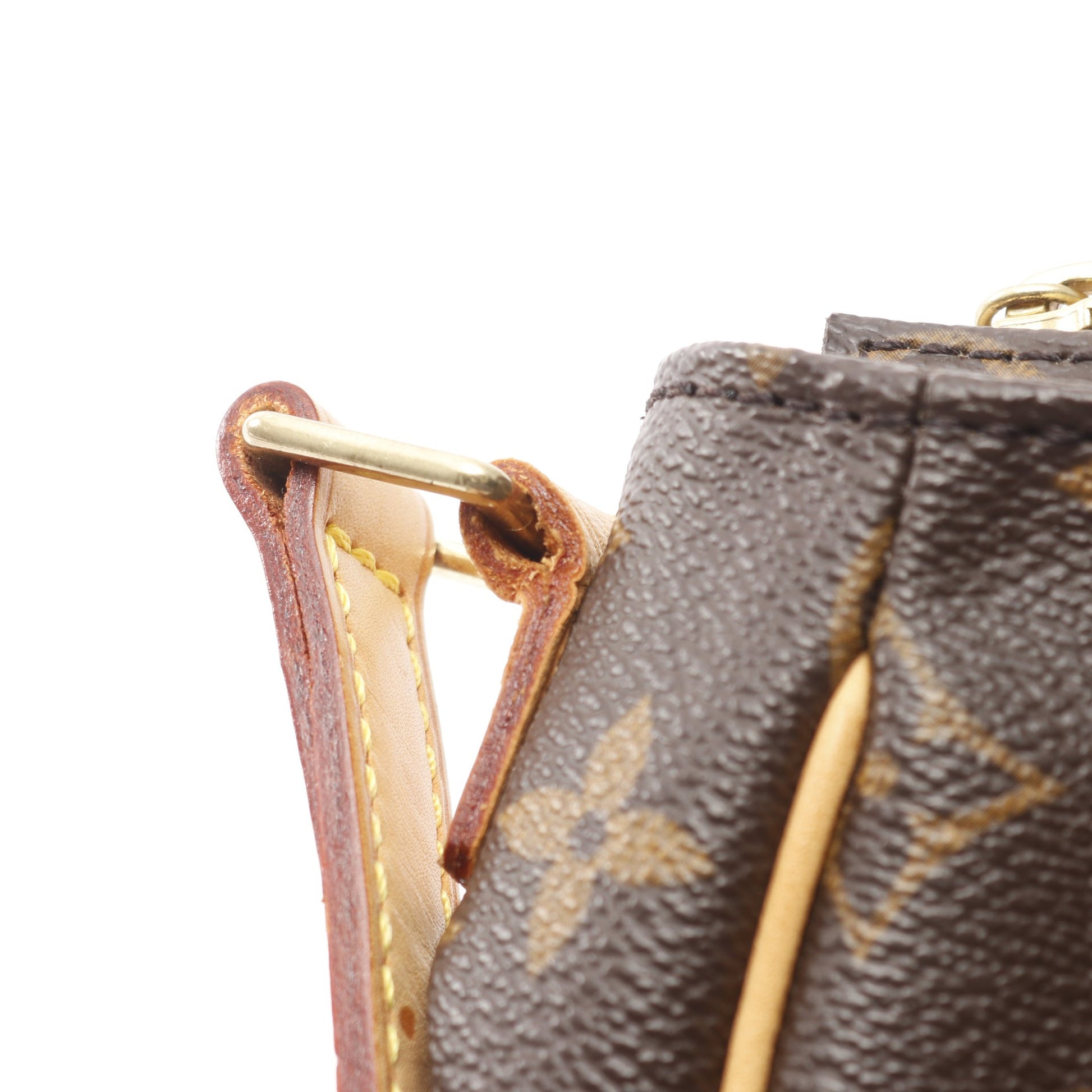 ヴィバシテPM モノグラム ショルダーバッグ PVC レザー ブラウン ルイヴィトン バッグ LOUIS VUITTON