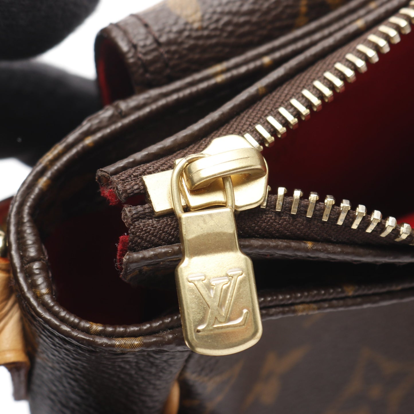 ヴィバシテPM モノグラム ショルダーバッグ PVC レザー ブラウン ルイヴィトン バッグ LOUIS VUITTON