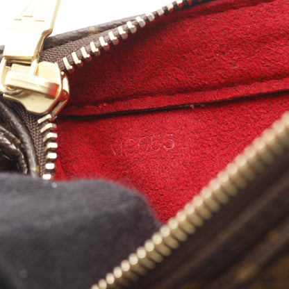 ヴィバシテPM モノグラム ショルダーバッグ PVC レザー ブラウン ルイヴィトン バッグ LOUIS VUITTON
