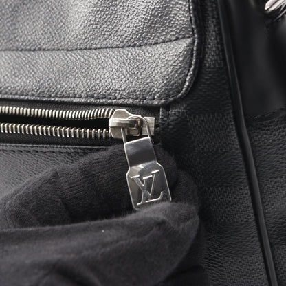 ディストリクト MM NM ダミエグラフィット ショルダーバッグ PVC レザー ブラック ルイヴィトン バッグ LOUIS VUITTON