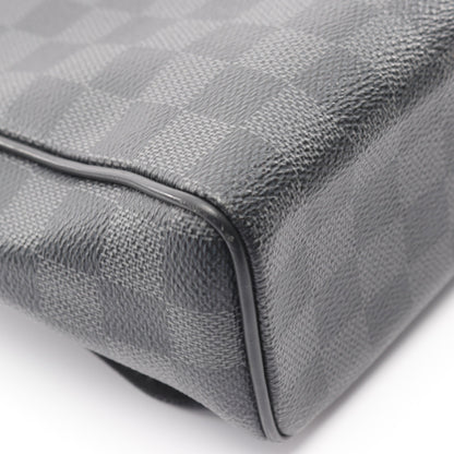 ディストリクト MM NM ダミエグラフィット ショルダーバッグ PVC レザー ブラック ルイヴィトン バッグ LOUIS VUITTON