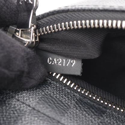 ディストリクト MM NM ダミエグラフィット ショルダーバッグ PVC レザー ブラック ルイヴィトン バッグ LOUIS VUITTON