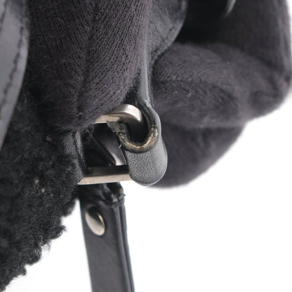 LOU CAMERA BAG ルー カメラバッグ ショルダーバッグ ボア レザー ブラック サンローランパリ バッグ SAINT LAURENT PARIS