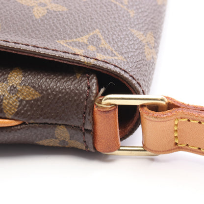 ミュゼットサルサ ショートストラップ モノグラム ショルダーバッグ PVC レザー ブラウン ルイヴィトン バッグ LOUIS VUITTON