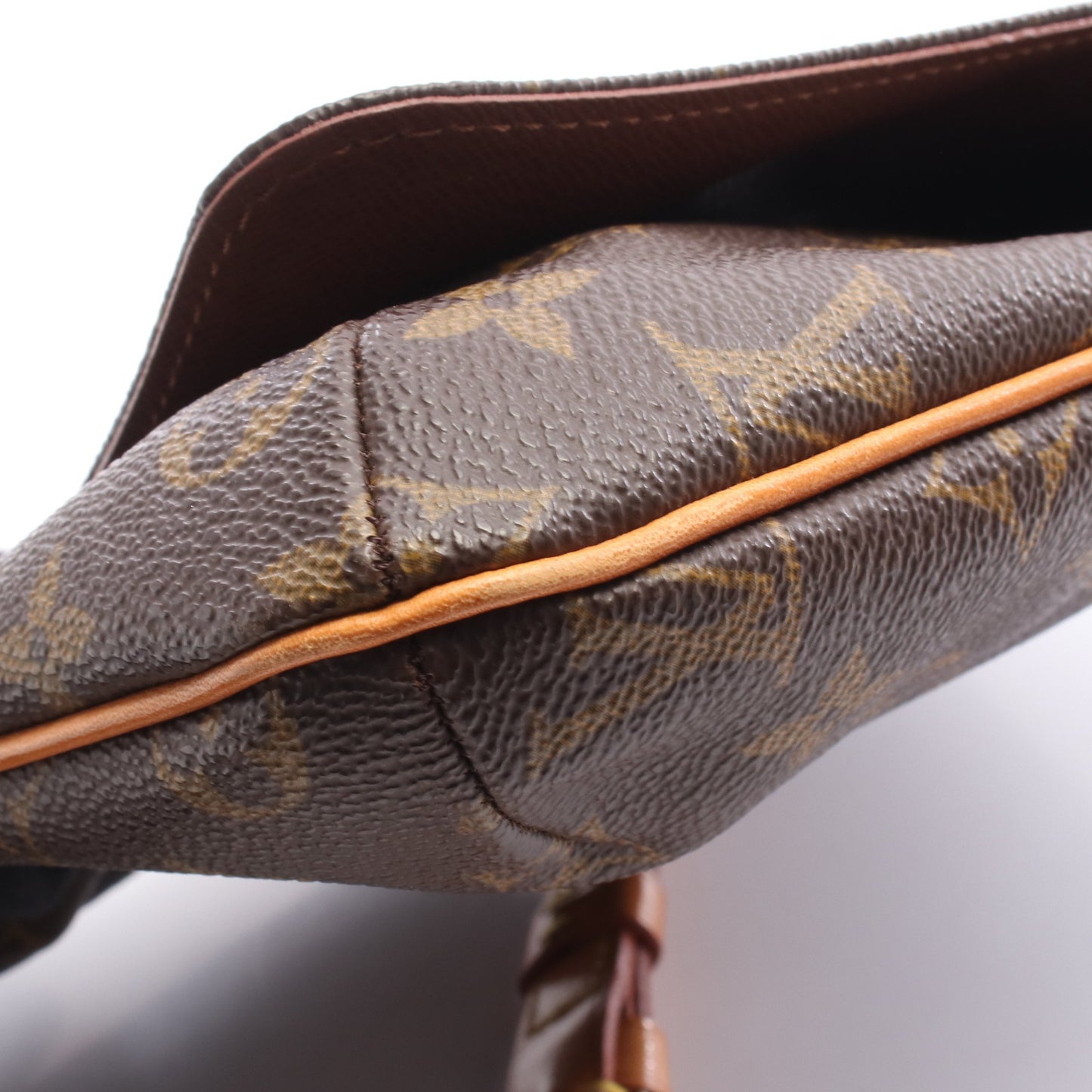 ミュゼットサルサ ショートストラップ モノグラム ショルダーバッグ PVC レザー ブラウン ルイヴィトン バッグ LOUIS VUITTON