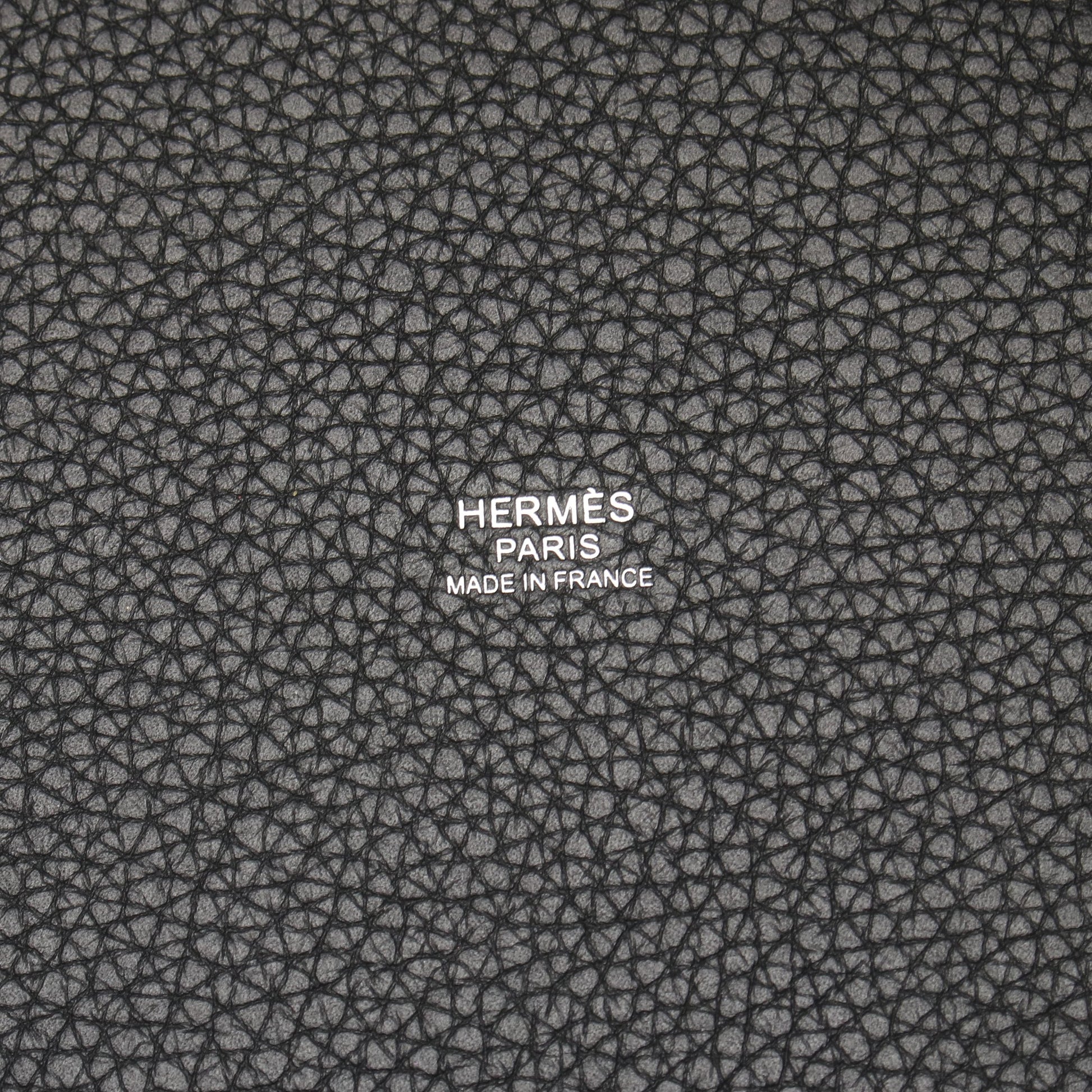 ピコタンロックMM ソーブラック ハンドバッグ トリヨンクレマンス ブラック ブラック金具 Z刻印 エルメス バッグ HERMES