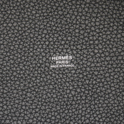 ピコタンロックMM ソーブラック ハンドバッグ トリヨンクレマンス ブラック ブラック金具 Z刻印 エルメス バッグ HERMES